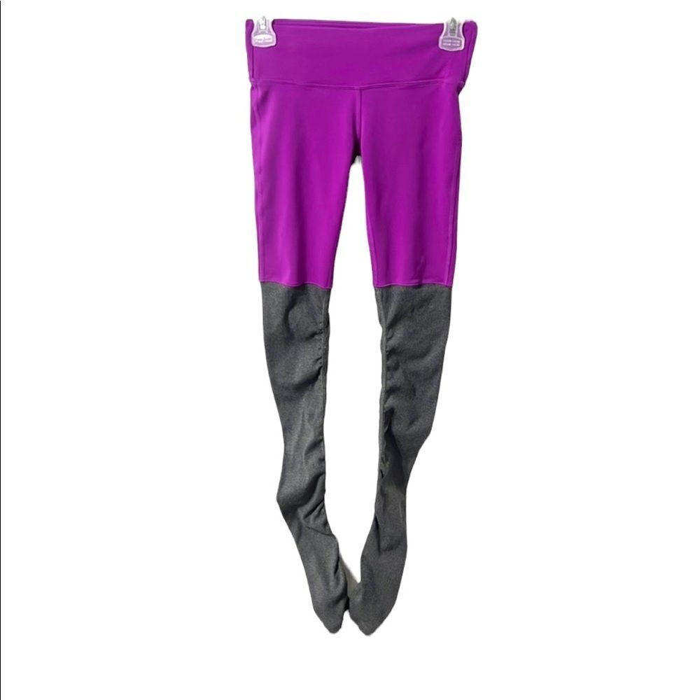 ALO Yoga High Waist Goddess Legging Purple/Gray Size XS